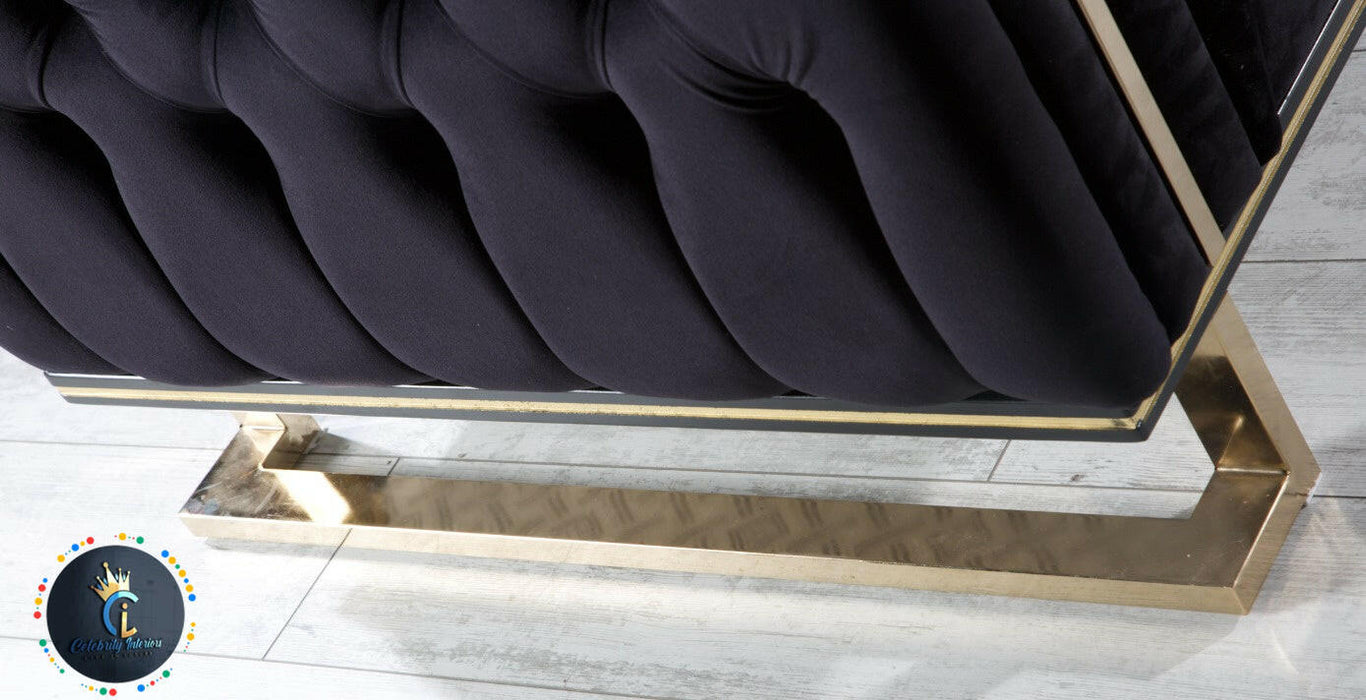 scarlet corner sofa range in plush velvet
