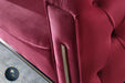 scarlet corner sofa range in plush velvet