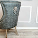 Megan Dining Chair With Lion Knocker Center Piece Grey (1 x Chair Sale)