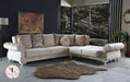 Ayana Italian Style Corner Suite - Choose Combination & Velvet