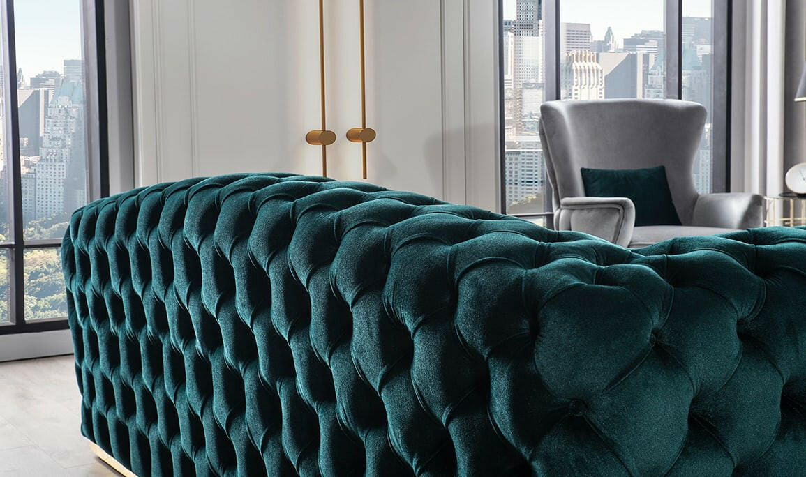 Bentley Sofa  3+2 Seater Plush Velvet