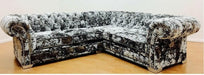 Rockingham chesterfield crushed velvet corner sofa
